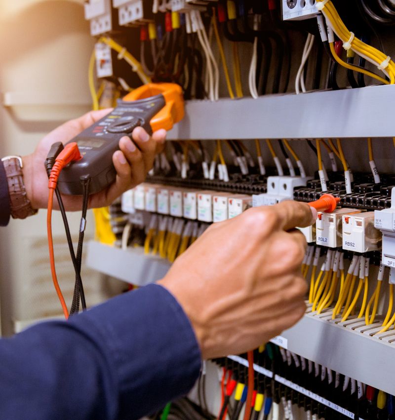 Electrical Panel Services 2 Checking an electrical panel